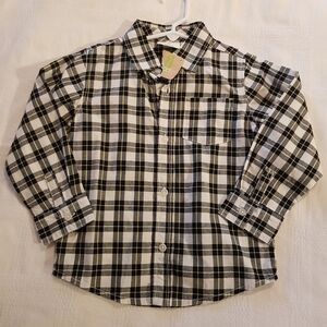 Crazy 8 boys 3T button down shirt NWT